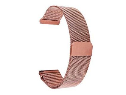 Tactical 634 Loop Magnetický Kovový Remienok 20mm Rose Gold