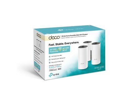 TP-Link AC1200 Whole-home Mesh WiFi Powerline System Deco P9(3-pack)