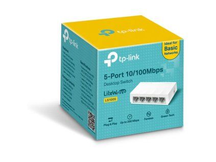 TP-Link LS1005 5x 10/100 Desktop Switch Fanless