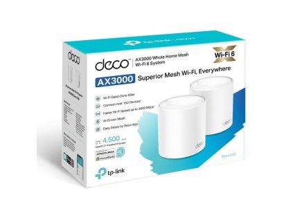 TP-Link AX3000 Smart Home Mesh WiFi6 System Deco X50(2-pack)
