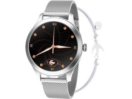 MAXCOM Fit FW42, Smart hodinky, strieborné