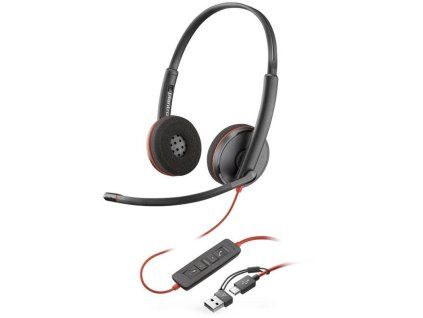 POLY Blackwire 3220, Náhlavná súprava, USB-C, A