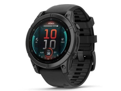 GARMIN fenix E - 47mm, AMOLED, Slate, Black