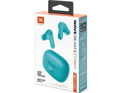 JBL Wave Beam 2, Bluetooth slúchadlá, modré