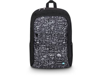 CONNECT IT Doodle, Batoh pre notebook 15,6", čier