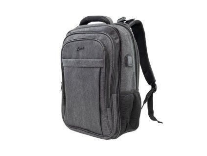 SBOX AMSTERDAM, Batoh na notebook 18", šedý