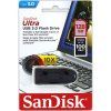 SanDisk Ultra, 128GB, USB 3.0, USB-A, Čierna