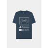 PlayStation - Controller Navy Men's Short Sleeved T-shirt (Velikost 2XL, Barva Blue)