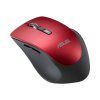 ASUS WT425, Ergonomická, Optická, Bezdrôtová USB, Červená
