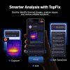 TOPDON termálna infrakamera TC001 Max, AI asistent, 512x384, iOS, Android, Windows, 1,5MP, USB-C