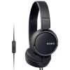 SONY slúchadlá MDR-ZX110AP handsfree, čierne
