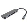 PremiumCord USB-C na HDMI + USB3.0 + 2x USB2.0 + PD(power delivery) adaptér