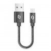 ALIGATOR PREMIUM 2A kábel, Micro USB 50cm, čierny