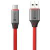 Tactical Fat Man 2.0 Cable USB-A, USB-C 1m Red