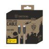 Tactical Fast Rope Aramid Cable USB-C, USB-C 100W 20V, 5A 0.3m Grey