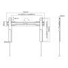 SBOX PLB-5746F, Fixný držiak na TV, 37"-70"