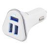 DELTACO USB-CAR102, Autonabíjačka 3x USB 2.0, bi