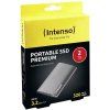INTENSO PREMIUM, Externý SSD disk, 2TB, striebor