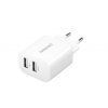 INTENSO W24AA, 2x USB A, Nabíjačka, 12W, biela