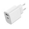 GEMBIRD TA-UC-2AC12-01, Nabíjačka, USB, USB-C, 12W