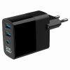 GEMBIRD Nabíjačka, 2x USB, USB-C, 30W, čierna