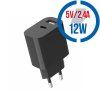 GEMBIRD TA-UC-2AC12-01-BK, Nabíjačka, U, USB-C, 12W