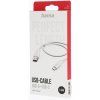HAMA Kábel USB-A, USB-C, 1,5m, biely