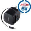 INTENSO W65ACIC GaN, USB-A, C, Nabíjačka, 65W, čier