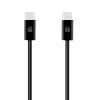 OBAL:ME Super Fast USB-C, USB-C Pletený kábel 100W 1m Black