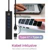 RAIDSONIC ICY BOX USB Hub, 7port, USB A+C, 4xA+3C