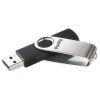 HAMA Rotate, USB Kľúč, 8GB, strieborný, čierny