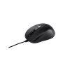ASUS MU101C, Kancelárska, Optická, 3 200 DPI, Drôtová USB, Čierna