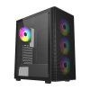FSP M220, Midi Tower, Transpar., Čierna