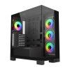 FSP M540-BA, Midi Tower, Transpar., Čierna