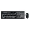 GENIUS set klávesnice+myš KM-100SE/ Drátový set/ Copilot/ USB/ černá/ CZ+SK layout