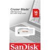 SanDisk Cruzer Blade, 16GB, USB 2.0, USB-A, Biela