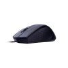 C-TECH Myš WM-07, Ergonomická, Optická, Pre pravákov, 1 200 DPI, Drôtová USB, Čierna