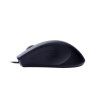 C-TECH Myš WM-07, Ergonomická, Optická, Pre pravákov, 1 200 DPI, Drôtová USB, Čierna
