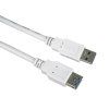 PremiumCord Predlžovací kábel USB 3.0 Super-speed 5Gbps A-A, MF, 9pin, 2m biela