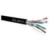 SOLARIX kábel CAT6A STP PE Fca, 500m, čierny