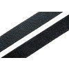 Obojstranný suchý zips Solarix, šírka 10mm, 25m, čierny