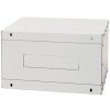 19''rozvádzač jednodiel.9U/400mm FLAT-PACK plech.dv.