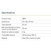 Mikrotik QM-X Držiak na stožiar quickMOUNT-X pre jednotky SXTsq