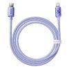 Baseus CAJY000205 Crystal Shine Series Dátový Kábel USB-C - Lightning 20W 1,2m Purple
