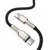 Baseus Dátový kábel Cafule USB-C, USB-C 1m 100W (20V 5A) čierny