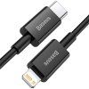 baseus superior series fast charging data cable type c to ip pd 20w 2m black 2