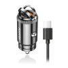 Aligator mini nabíjačka do auta Power Delivery 30W, USB-C + USB-A, USB-C, USB-C kábel