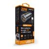 Aligator mini nabíjačka do auta Power Delivery 30W, USB-C + USB-A, USB-C, USB-C kábel
