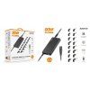 Univerzálny adaptér pre notebooky so 16 výmennými konektormi a USB, 90W