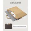 TOMTOC DUAL Sleeve for MacBook 13,5", cookie, gold
